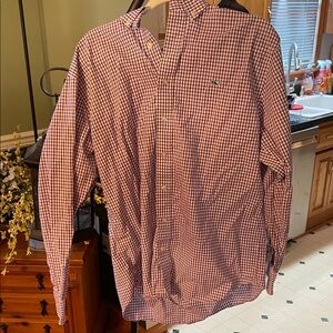 Vineyard Vines purple and White Checkered Button Down Shirt